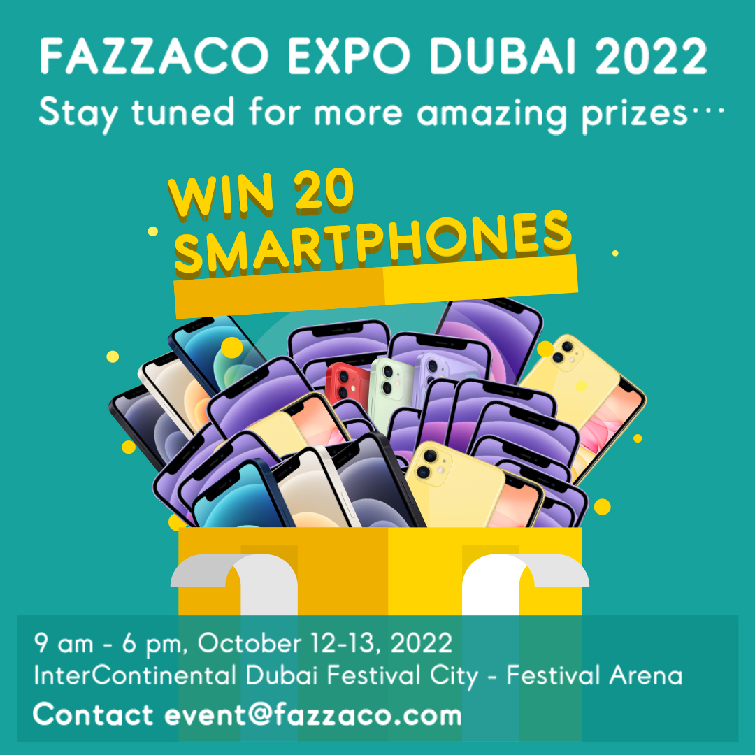 Fazzaco Expo Dubai 2022 will make its debut in Dubai on October 12-13, 2022 at Festival City-Festival Arena.